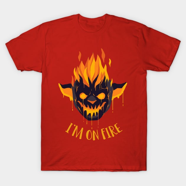 I'm on fire T-Shirt by arkitekta